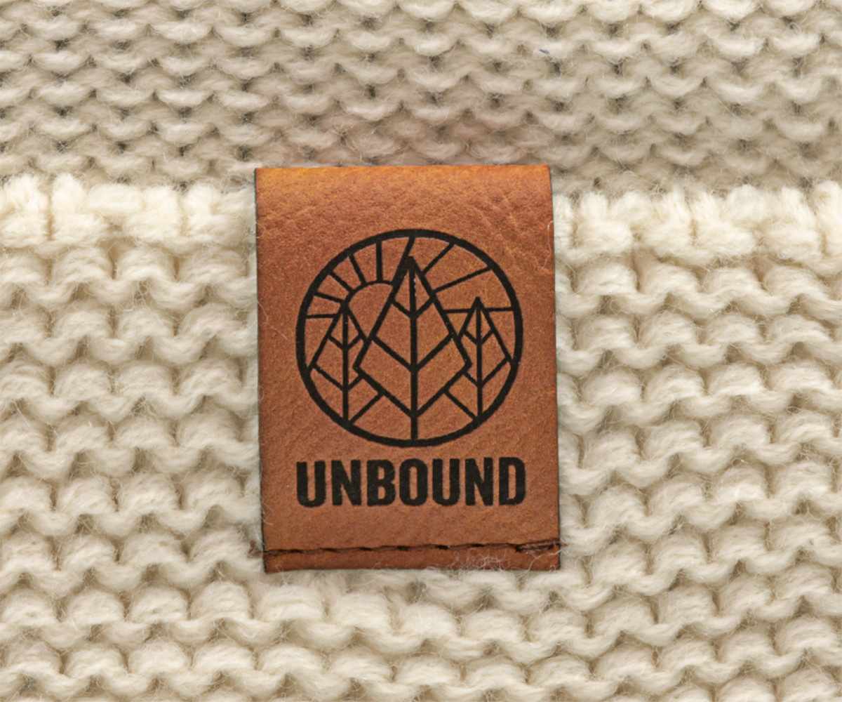Laser Etched Faux Leather Patches