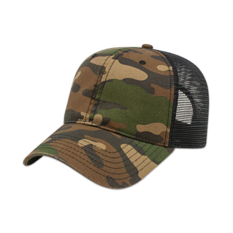 BlackEyePatch WOMEN x MOUSSY Cap CAMO 迷彩 Mossy Oak Woven Patch Country/Black Mesh - Fierce Headwear
