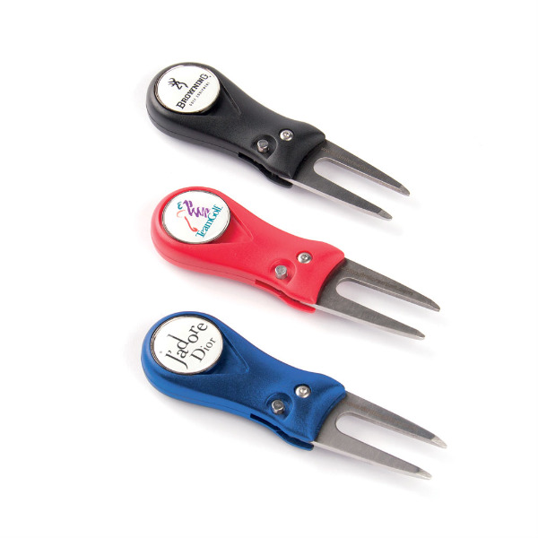 Golf Divot Tool with Epoxy Ball Marker PMS 286C/Regular Thumbnail