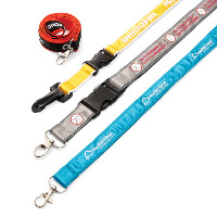 Polyester Lanyard with Printed Satin Layer Thumbnail