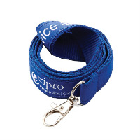 Polyester Lanyard with Woven Upper Layer Thumbnail