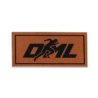 Laser Etched Faux Leather Patch Rawhide/Black/1" Thumbnail