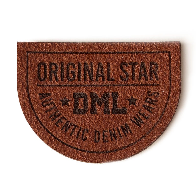 Laser Etched Suede Patch Image
