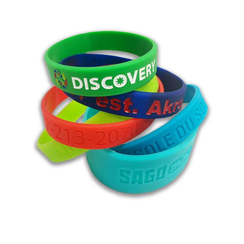 Debossed Silicone Bracelet